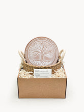 Load image into Gallery viewer, Bread Warmer & Basket - Tree of Life Round