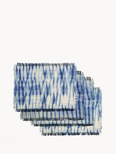 Load image into Gallery viewer, Tie Dye Cotton Placemat - Indigo Blue (Set of 4)