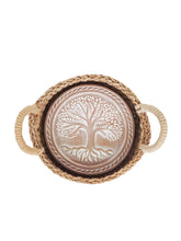 Load image into Gallery viewer, Bread Warmer & Basket - Tree of Life Round