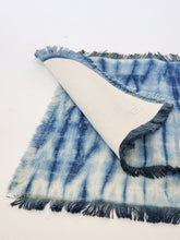 Load image into Gallery viewer, Tie Dye Cotton Placemat - Indigo Blue (Set of 4)