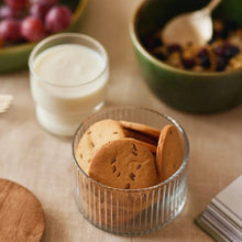Charger l'image dans la galerie, Bocaux de rangement en verre cannelé - lot de 3