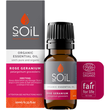 Charger l'image dans la galerie, Huile Essentielle Bio de Géranium Rosat (Pelargoneum Graveolens) 10ml
