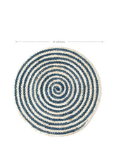 Load image into Gallery viewer, Kata Spiral Placemat - Blue (Set of 4)