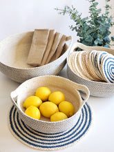 Load image into Gallery viewer, Kata Spiral Placemat - Blue (Set of 4)