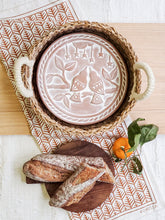 Load image into Gallery viewer, Bread Warmer & Basket - Lovebirds Round