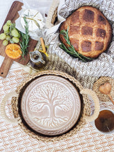 Load image into Gallery viewer, Bread Warmer & Basket - Tree of Life Round