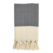 Заредете изображение във визуализатора на галерията – Herringbone Turkish Hand Towel