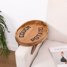 Заредете изображение във визуализатора на галерията – Couch Potato Tray-Smart Clip-On Sofa Tray Made of Acacia Wood