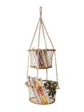 Load image into Gallery viewer, Jhuri Double Hanging Basket
