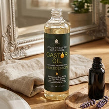 Заредете изображение във визуализатора на галерията – 100% Pure Cold Pressed Castor Oil 16 Oz
