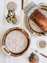 Заредете изображение във визуализатора на галерията – Bread Warmer &amp; Basket Gift Set with Tea Towel - Owl Round
