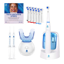 Charger l'image dans la galerie, Pursonic Advanced Smile Care Bundle – Kit de blanchiment LED, bandes blanchissantes et brosse à dents électrique
