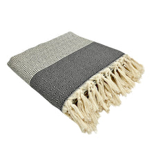 Заредете изображение във визуализатора на галерията – Diamond Stripe Turkish Throw
