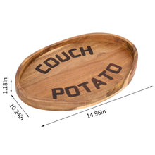 Заредете изображение във визуализатора на галерията – Couch Potato Tray-Smart Clip-On Sofa Tray Made of Acacia Wood
