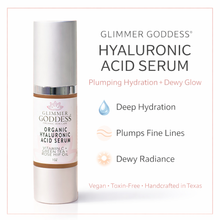 Заредете изображение във визуализатора на галерията – Organic Hyaluronic Acid Serum – Plumping Hydration 1 oz.
