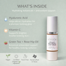 Заредете изображение във визуализатора на галерията – Organic Hyaluronic Acid Serum – Plumping Hydration 1 oz.

