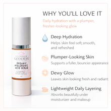 Заредете изображение във визуализатора на галерията – Organic Hyaluronic Acid Serum – Plumping Hydration 1 oz.
