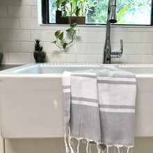 Заредете изображение във визуализатора на галерията – Essential Stripe Turkish Hand Towel
